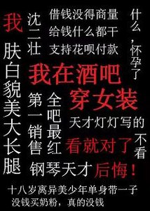 我在酒吧穿女装